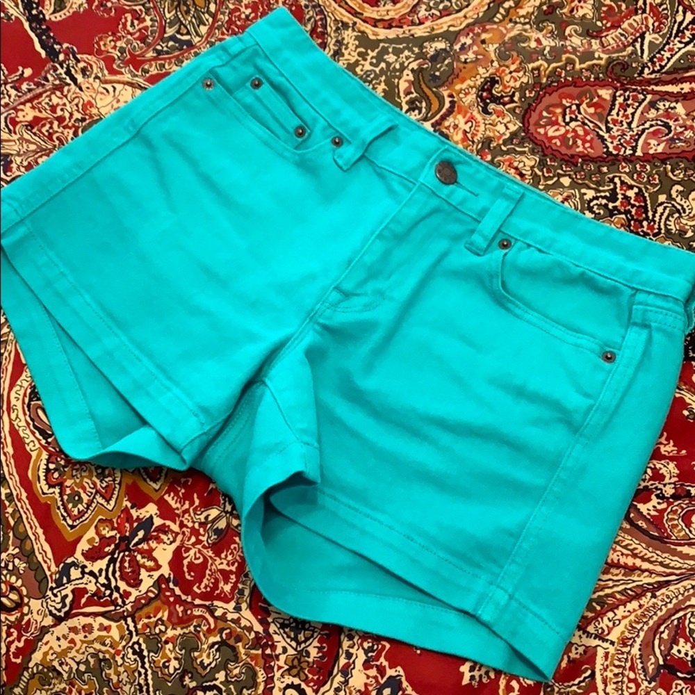Teal JCrew Shorts